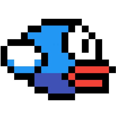 blue flappy bird.
